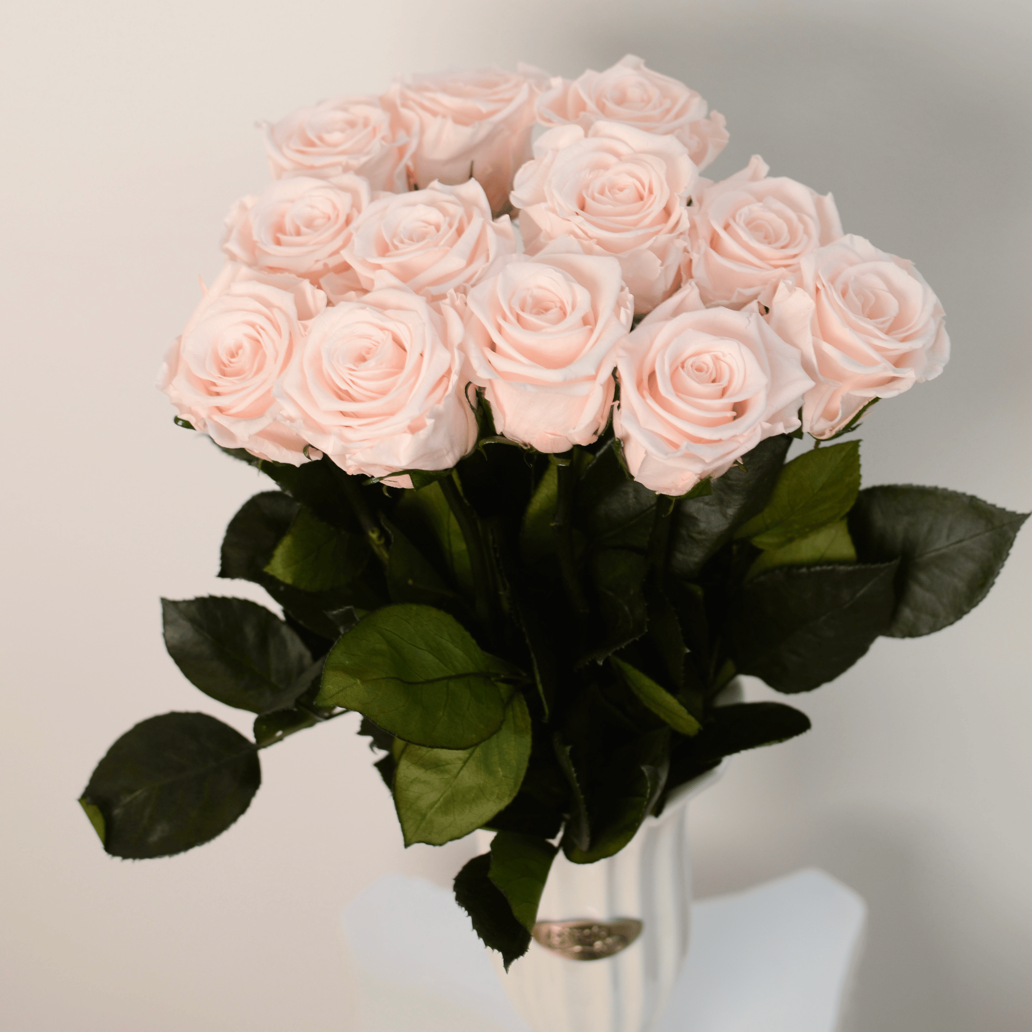 The Aurora Ceramic Vase with Forever Rose Bouquet