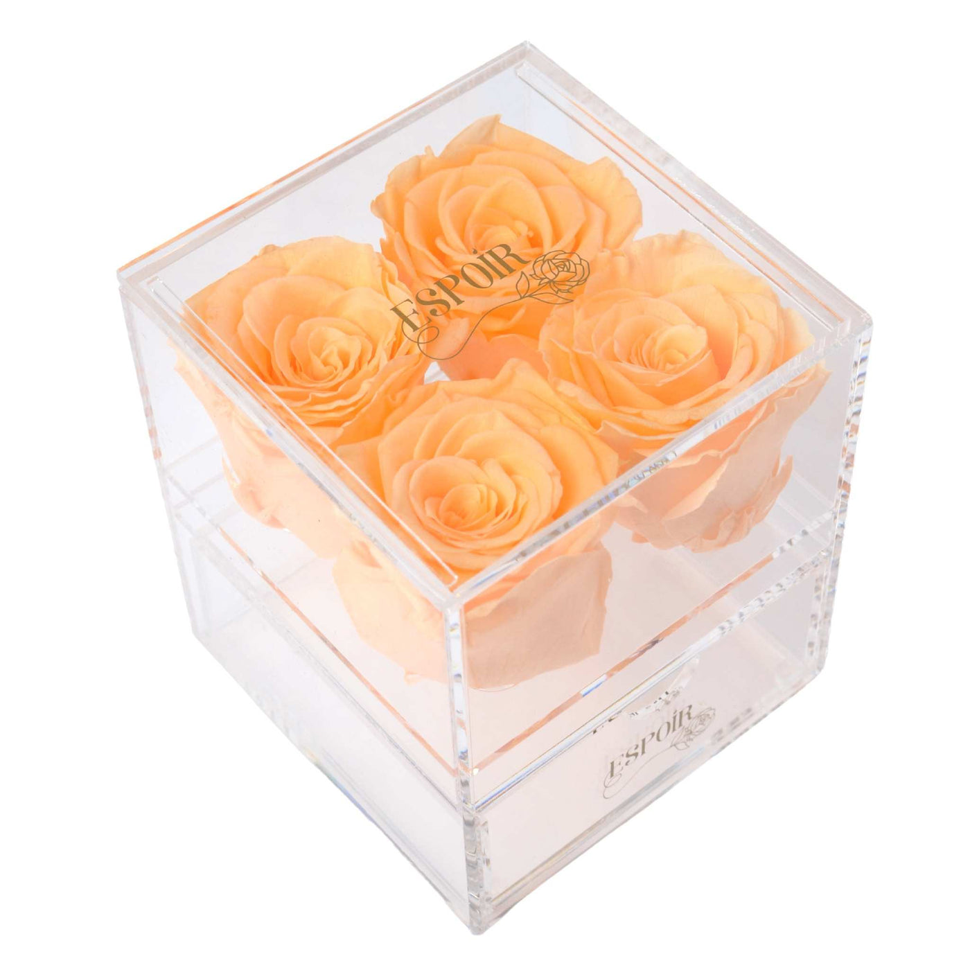 Pumpkin Spice Four Rose Jewelry Box Acrylic