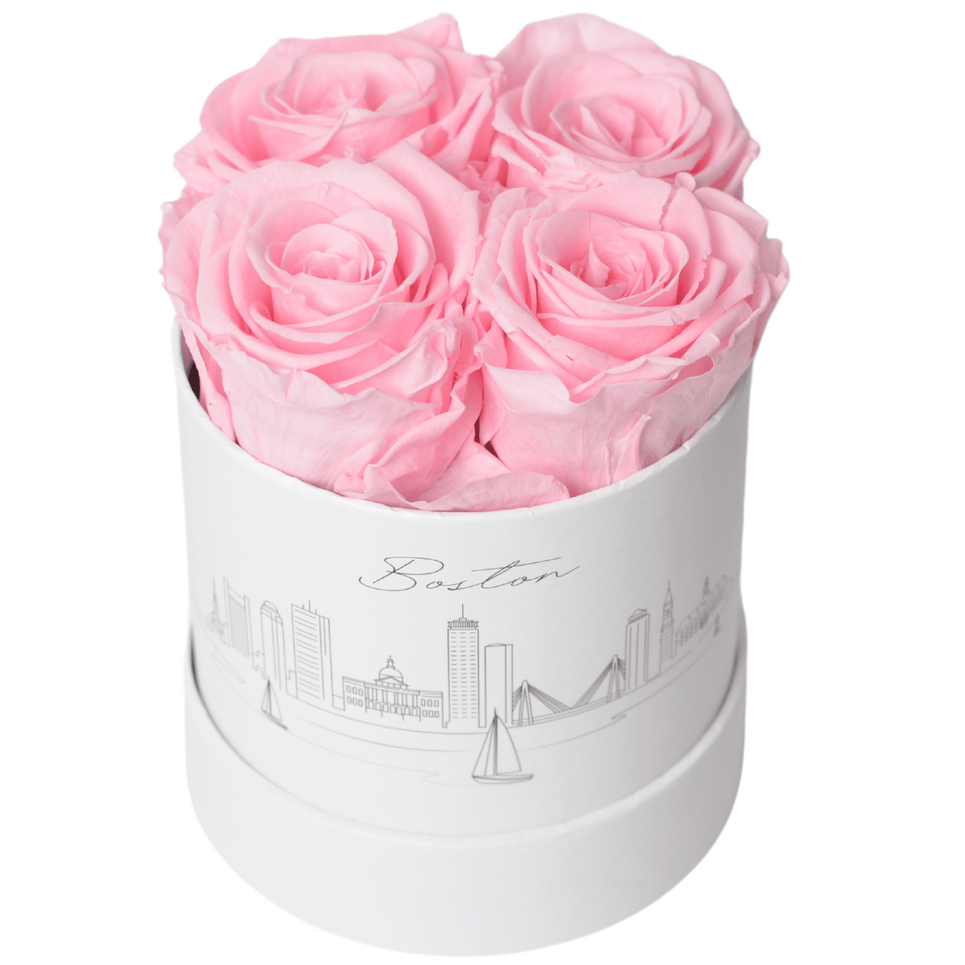 Boston Skyline Rose Box