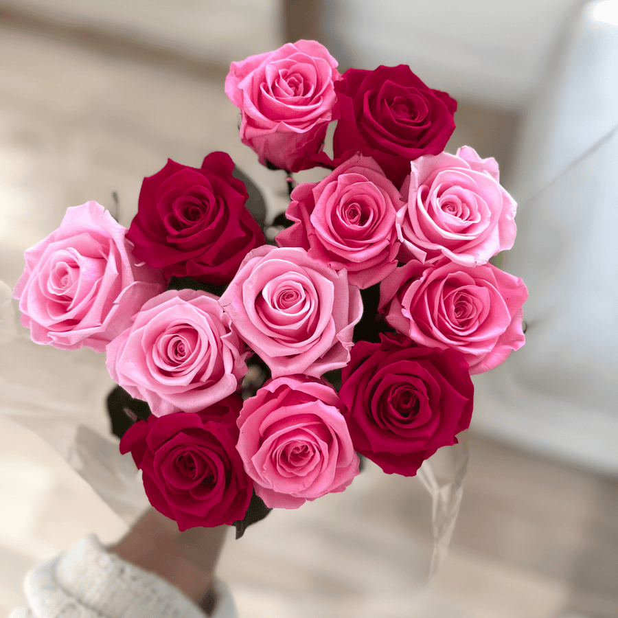 The Pink Poem Forever Rose Bouquet