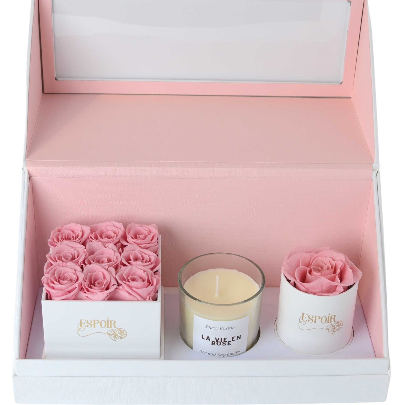 Eternity Rose + Candle Bundle Set