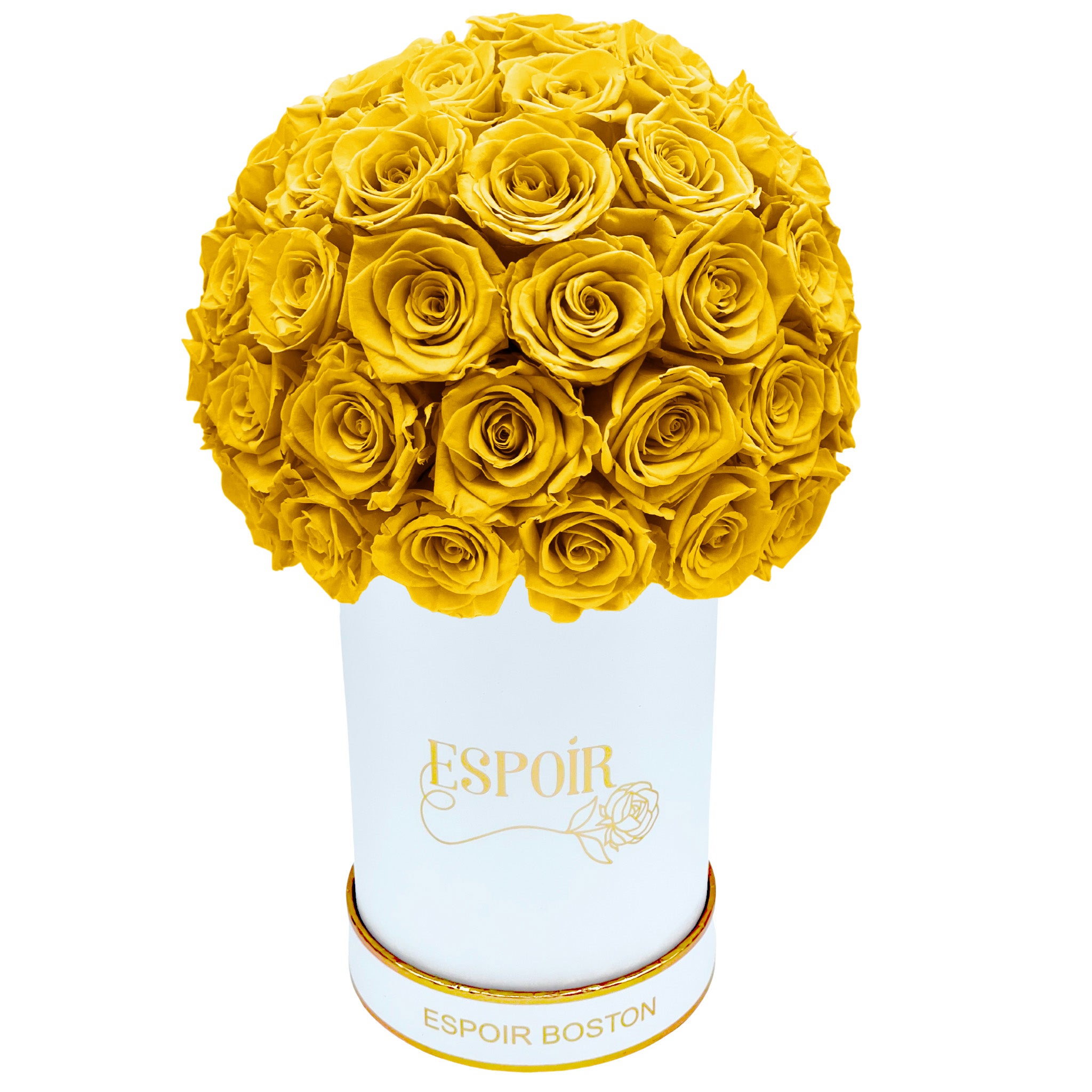 The Classic Centerpiece (White and Gold)